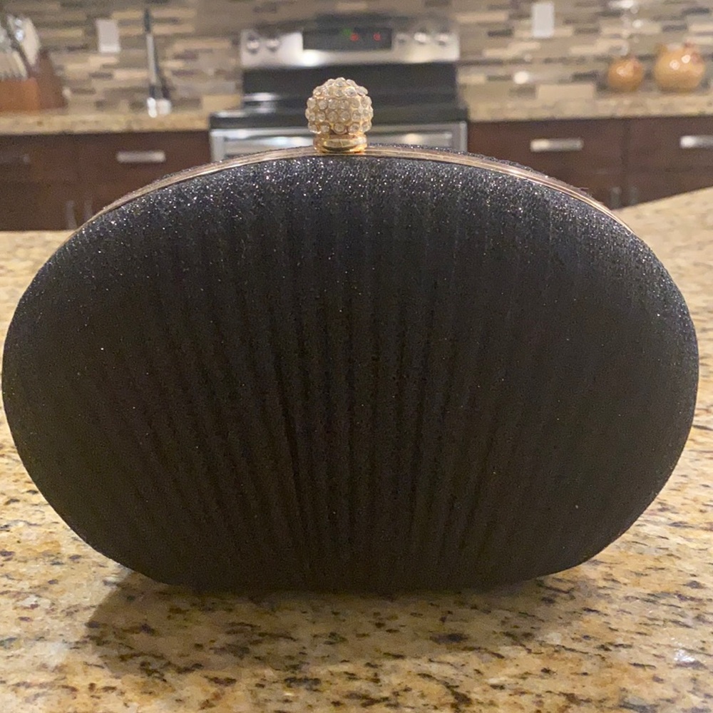 Black Clutch Handbag